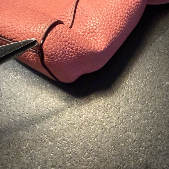 Coach Pink Leather Tote Bag - Picture 8 of 11